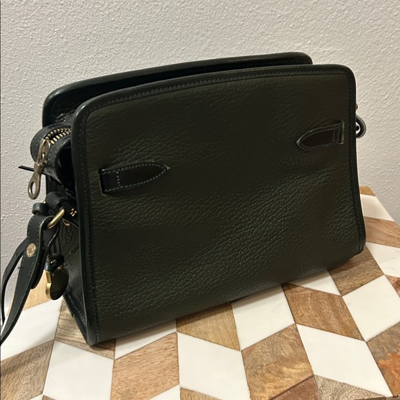 Dooney & Bourke Dark Green Leather Bag - Picture 3 of 9